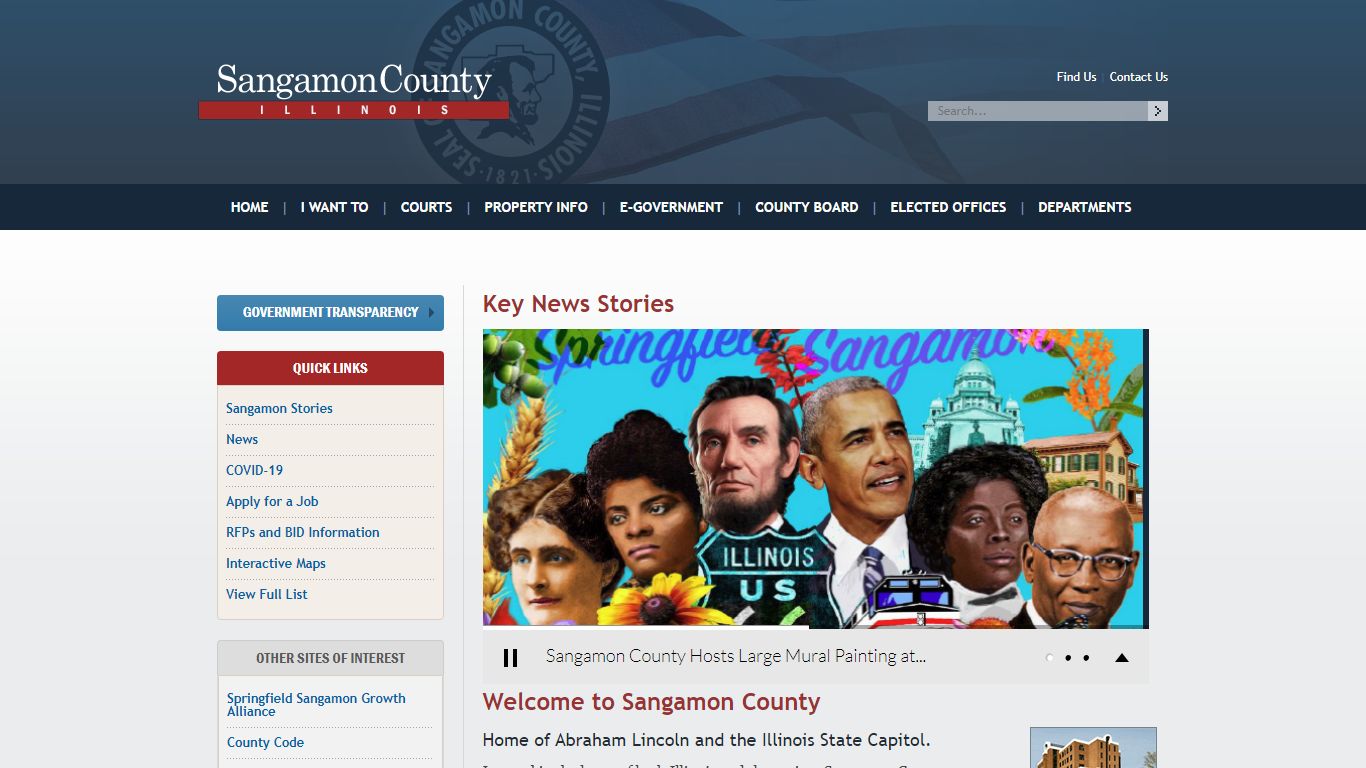 Sangamon County Springfield Illinois | Government ...